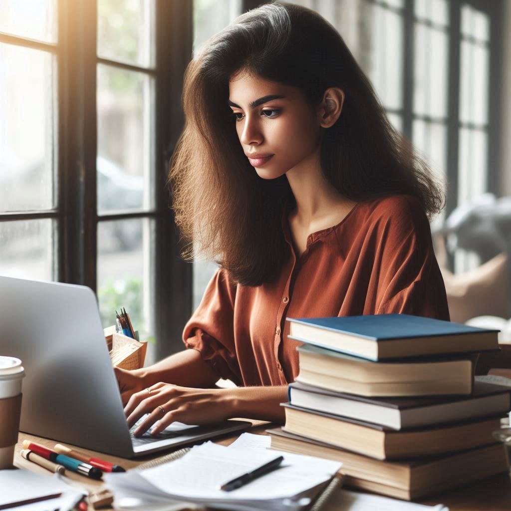 femme qui écrit un livre pour KDP en mode reconversion professionnelle