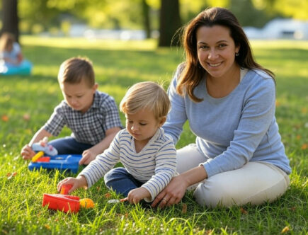 femme CAP petite enfance enfants