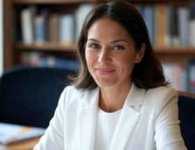 femme qui s'est reconvertie professionnellement