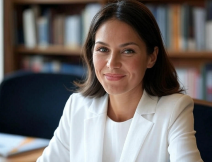 femme qui s'est reconvertie professionnellement