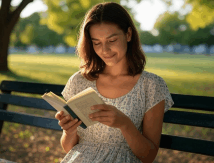 femme qui lit la femme de ménage