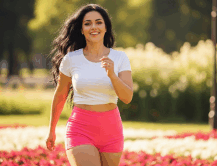 femme perdre du poids marche active